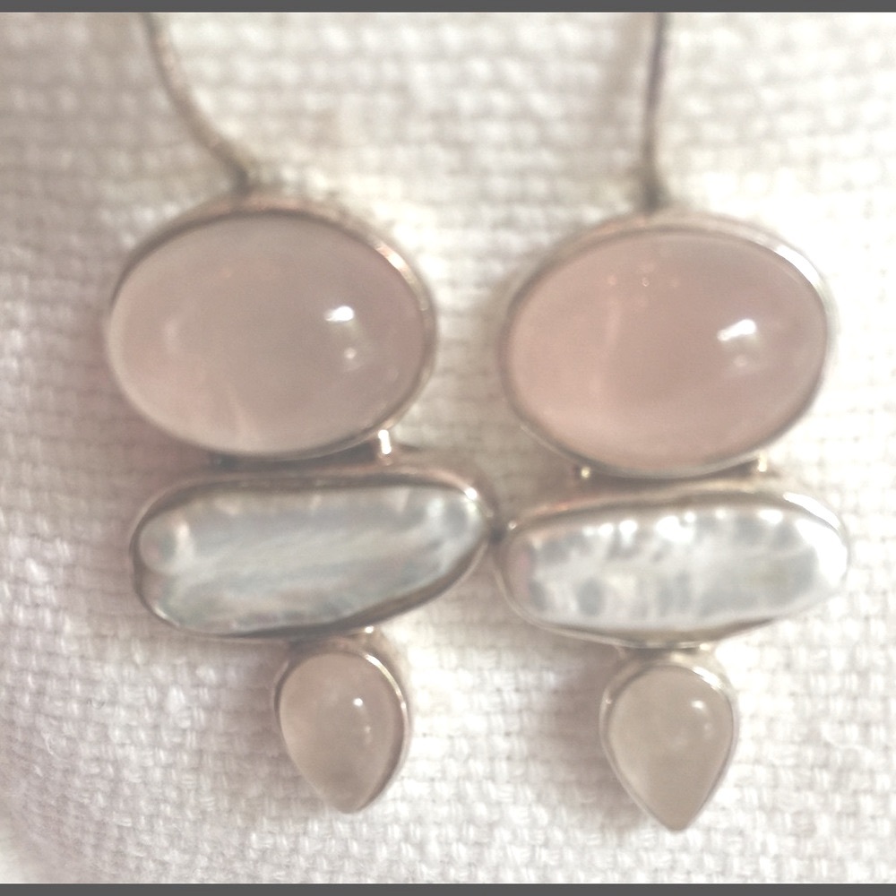 Rose Quartz Earrings